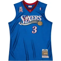 Authentic Allen Iverson Philadelphia 76Ers Alternate 2001-02 Jersey