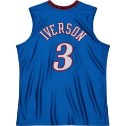 Authentic Allen Iverson Philadelphia 76Ers Alternate 2001-02 Jersey