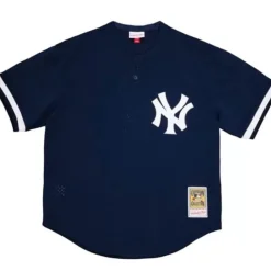Authentic Bernie Williams New York Yankees 1995 Pullover Jersey