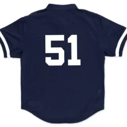 Authentic Bernie Williams New York Yankees 1995 Pullover Jersey