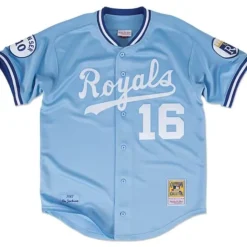 Authentic Bo Jackson Kansas City Royals Road 1987 Jersey