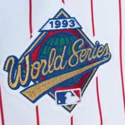 Authentic Darren Daulton Philadelphia Phillies Home World Series 1993 Jersey