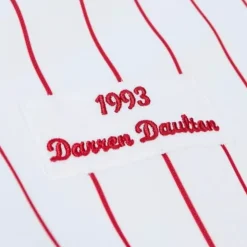 Authentic Darren Daulton Philadelphia Phillies Home World Series 1993 Jersey