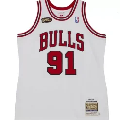 Authentic Dennis Rodman Chicago Bulls Finals 1997-98 Jersey