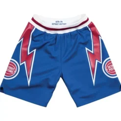 Authentic Detroit Pistons Road 1978-79 Shorts