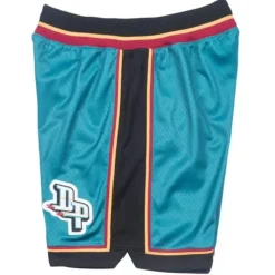 Authentic Detroit Pistons Road 1998-99 Shorts