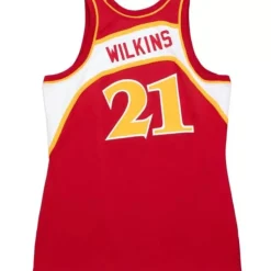 Authentic Dominique Wilkins Atlanta Hawks 1987-88 Jersey