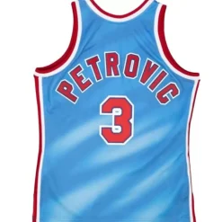 Authentic Drazen Petrovic New Jersey Nets 1990-91 Jersey