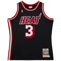 Authentic Dwyane Wade Miami Heat Dark Hwc 2013-14 Jersey