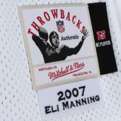 Authentic Eli Manning New York Giants 2007 Jersey