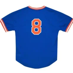 Authentic Gary Carter New York Mets 1986 Bp Pullover Jersey