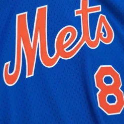 Authentic Gary Carter New York Mets 1986 Bp Pullover Jersey