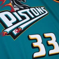 Authentic Grant Hill Detroit Pistons 1998-99 Jersey