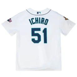 Authentic Ichiro Suzuki Seattle Mariners 2001 Jersey