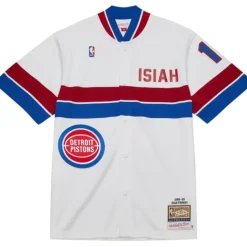 Authentic Isiah Thomas Detroit Pistons 1988-89 Shooting Shirt