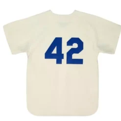 Authentic Jackie Robinson Brooklyn Dodgers Home 1955 Jersey