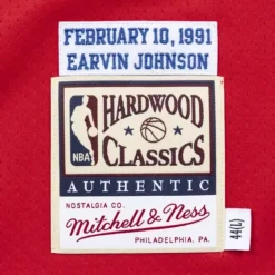 Authentic Jersey All Star West 1991-92 Magic Johnson