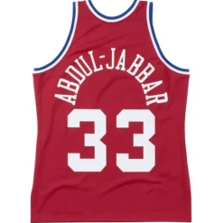 Authentic Jersey All-Star West 1988 Kareem Abdul-Jabbar