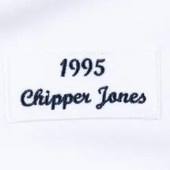 Authentic Jersey Atlanta Braves Home 1995 Chipper Jones