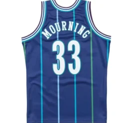 Authentic Jersey Charlotte Hornets 1994-95 Alonzo Mourning