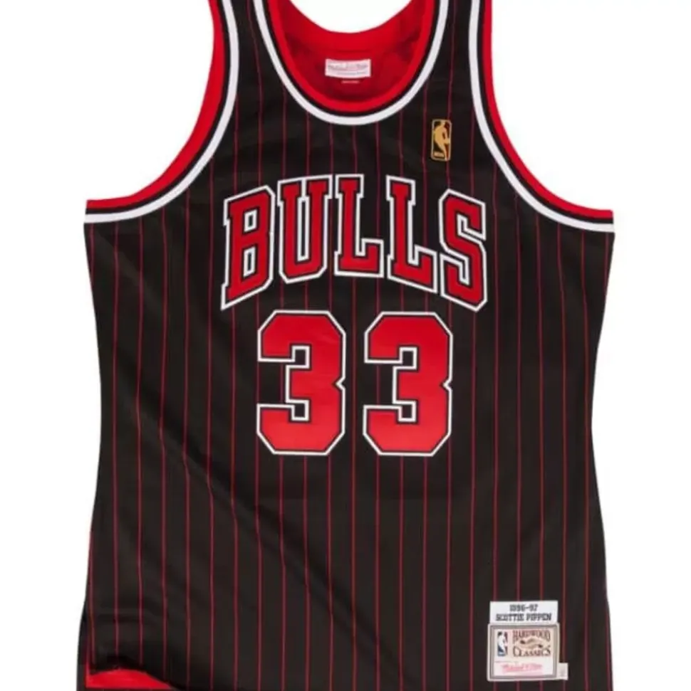 Authentic Jersey Chicago Bulls 1996-97 Scottie Pippen