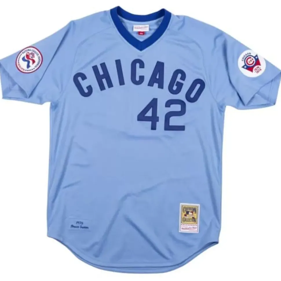 Authentic Jersey Chicago Cubs 1976 Bruce Sutter