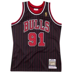 Authentic Jersey Chicago Bulls 1996-97 Dennis Rodman