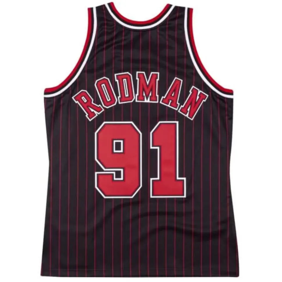 Authentic Jersey Chicago Bulls 1996-97 Dennis Rodman
