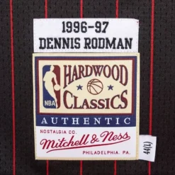 Authentic Jersey Chicago Bulls 1996-97 Dennis Rodman
