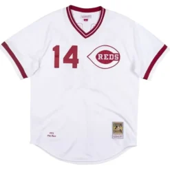 Authentic Jersey Cincinnati Reds 1975 Pete Rose