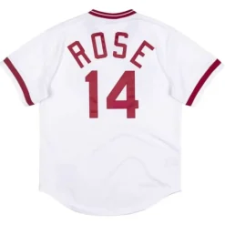 Authentic Jersey Cincinnati Reds 1975 Pete Rose