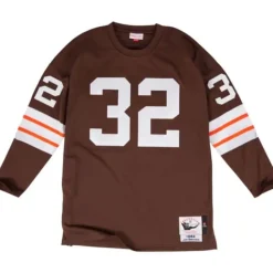 Authentic Jersey Cleveland Browns 1964 Jim Brown