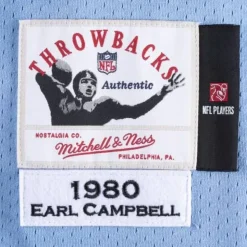 Authentic Jersey Houston Oilers 1980 Earl Campbell