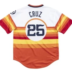 Authentic Jersey Houston Astros Home 1975 Jose Cruz