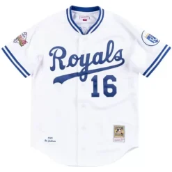 Authentic Jersey Kansas City Royals Home 1989 Bo Jackson