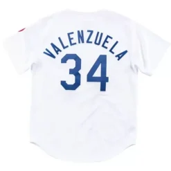 Authentic Jersey Los Angeles Dodgers Home 1981 Fernando Valenzuela
