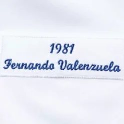 Authentic Jersey Los Angeles Dodgers Home 1981 Fernando Valenzuela