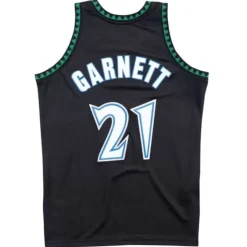 Authentic Jersey Minnesota Timberwolves Alternate 1997-98 Kevin Garnett
