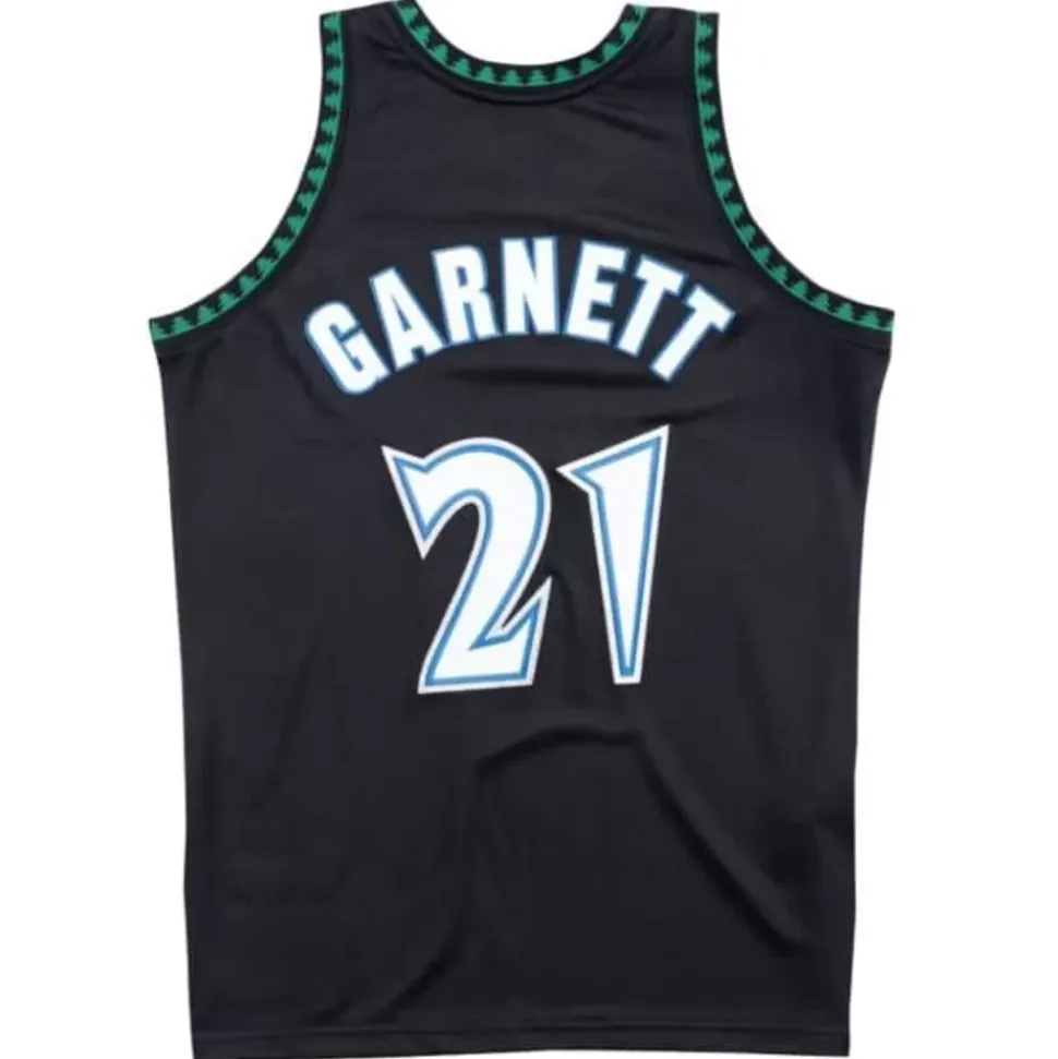 Authentic Jersey Minnesota Timberwolves Alternate 1997-98 Kevin Garnett