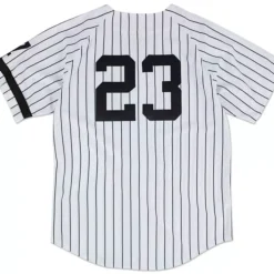 Authentic Jersey New York Yankees Home 1995 Don Mattingly