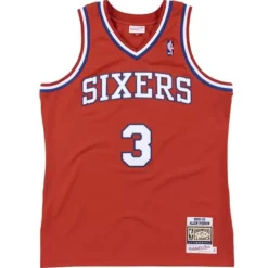 Authentic Jersey Philadelphia 76Ers 2002-03 Allen Iverson