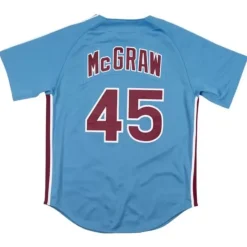 Authentic Jersey Philadelphia Phillies Road 1980 Tug Mcgraw