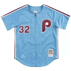 Authentic Jersey Philadelphia Phillies Road 1980 Steve Carlton