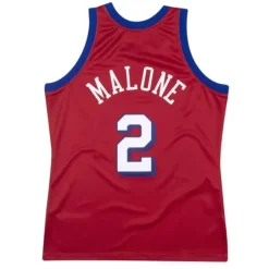 Authentic Jersey Philadelphia 76Ers 1993-94 Moses Malone