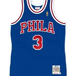 Authentic Jersey Philadelphia 76Ers Alternate 1996-97 Allen Iverson