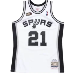 Authentic Jersey San Antonio Spurs Home Finals 1998-99 Tim Duncan