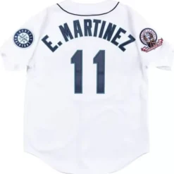 Authentic Jersey Seattle Mariners Home 1995 Edgar Martinez