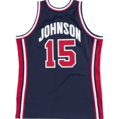 Authentic Jersey Team Usa 1992 Magic Johnson
