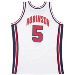 Authentic Jersey Team Usa 1992 David Robinson