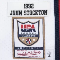 Authentic Jersey Team Usa 1992 John Stockton